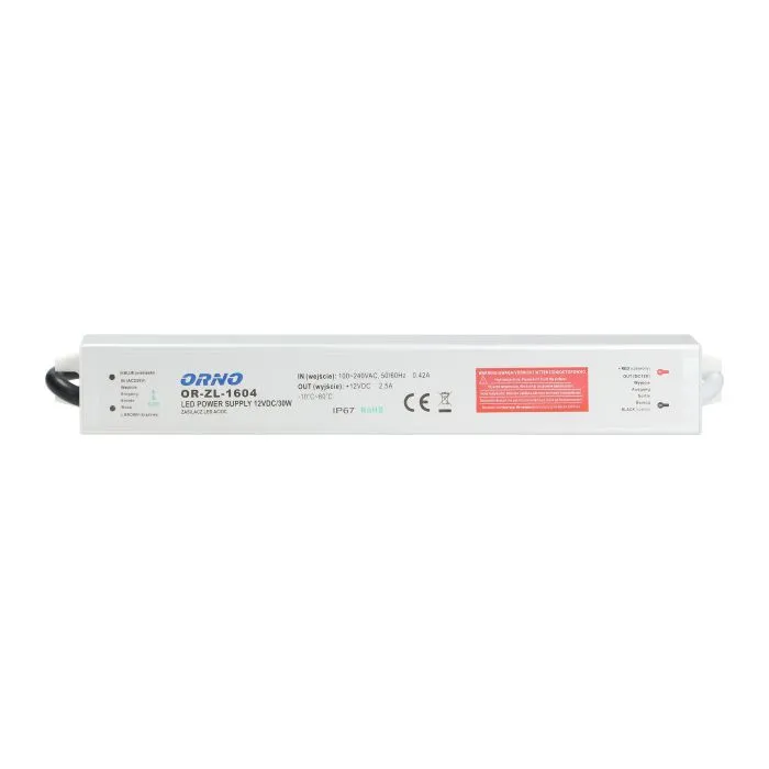 140865 - LED driver AC/DC 12V/30W, IP67 12V, 30W, IP67