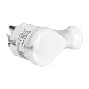 140876 - Angle plug 2P+E, Uni-Schuko, white