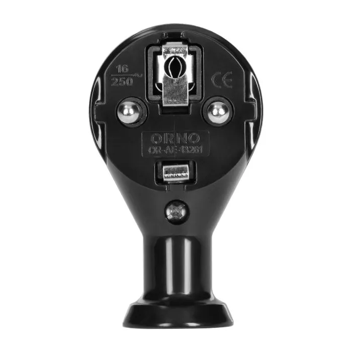 140877 - Angle plug 2P+E, Uni-Schuko, black