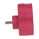 140896 - Triple socket outlet, pink Three-socket splitter with grounding, suitable for any interior where additional sockets are required.