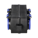 140929 - 4-way weatherproof extension socket, shock-resistant, 4x2P+E Schuko, 16A, IP44