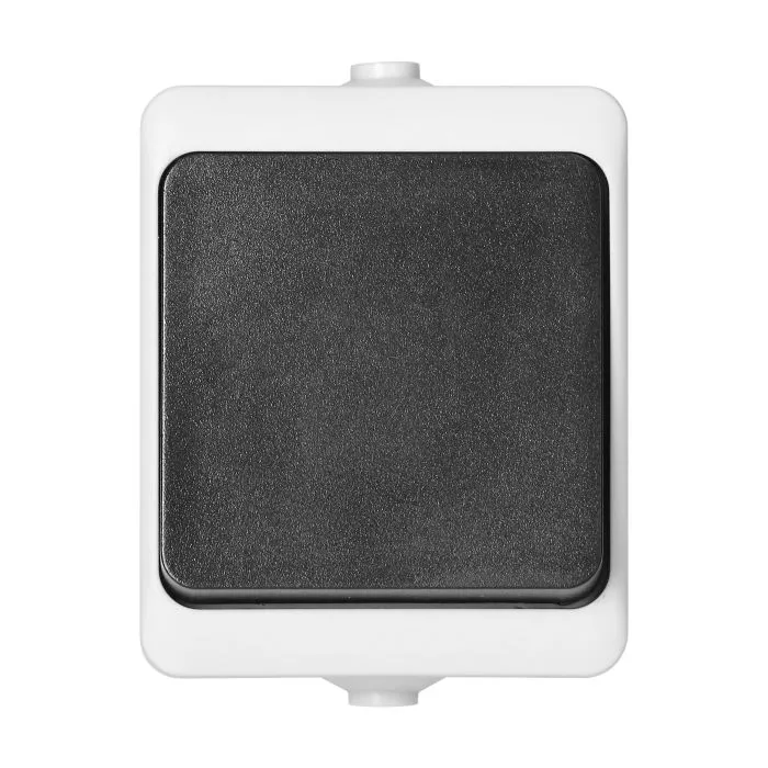 140940 - AQUATIC MINI IP54 doorbell button, white/black