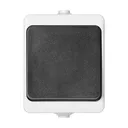 140940 - AQUATIC MINI IP54 doorbell button, white/black