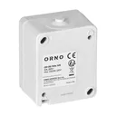 140940 - AQUATIC MINI IP54 doorbell button, white/black