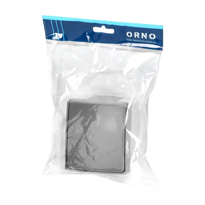 140972 - AQUATIC PRO IP 55 Single socket 2P+E (Schuko), grey/graphite