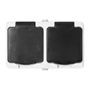 140944 - AQUATIC MINI IP54 Double socket 2x2P+E, white/black