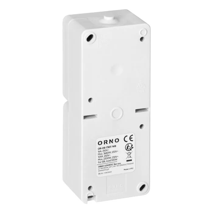 140946 - AQUATIC MINI IP54 Switch + Socket 2P+E, white/black