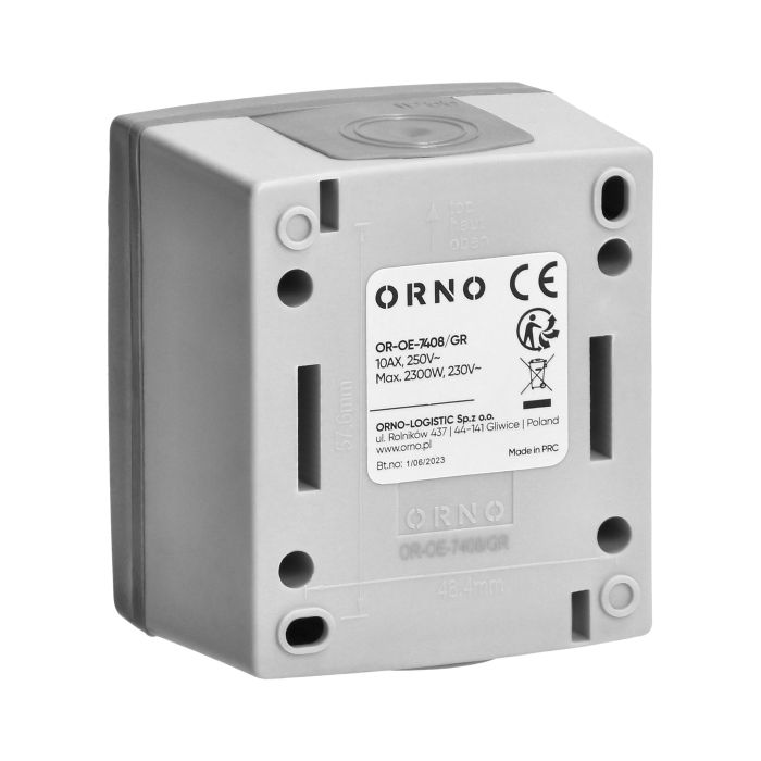 140960 - AQUATIC PRO IP55 shutter switch, grey/graphite