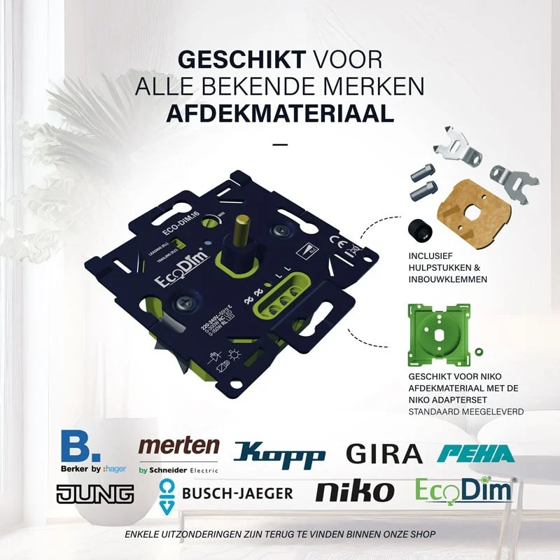 108502- ECO-DIM.16 Led dimmer universeel 0-300W (RLC)
