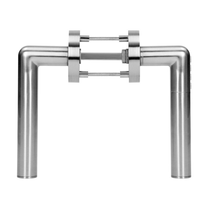 140012-Smart handle with code lock has a built-in code lock and it is suitable for installation in left- and right-hand doors; unlocks the door either by user’s PIN code, or by a free smartphone app using Bluetooth 4.-ORN