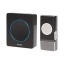 140000-OPERA DC wireless, battery powered doorbell with learning system transmitter 3xAAA, range in open field- up to 100m; waterproof button (IP44); 48 selectable ring-tones-ORN