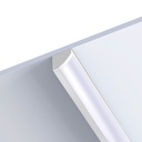 109032 - 1 meter Corner Aluminium Profile for LED Strip Multi Purpose Use White - LDL