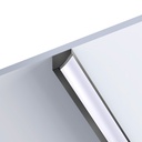 109030 - 1 meter Corner Aluminium Profile for LED Strip Multi Purpose Use Black - LDL