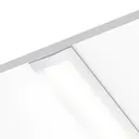 109035 - 1 meter Recessed Aluminium Profile for LED Strip Multi Purpose Use, MDF, Drywall, Tile White - LDL