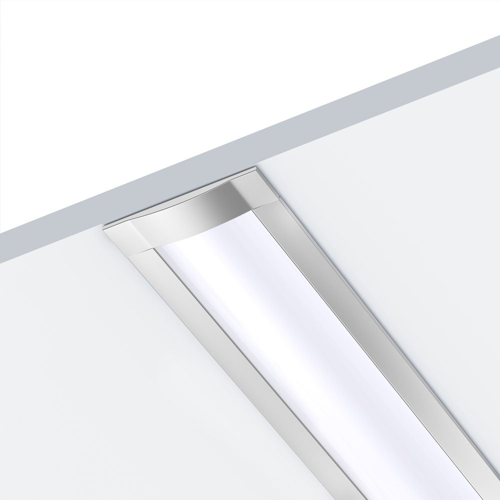109071 - 1 meter Recessed Aluminium Profile for LED Strip Multi Purpose Use, MDF, Drywall, Tile ALU - LDL