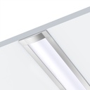 109071 - 1 meter Recessed Aluminium Profile for LED Strip Multi Purpose Use, MDF, Drywall, Tile ALU - LDL