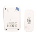 140001-FADO DC wireless, battery powered doorbell with learning system Easy to install, doesn't require a cable connection. Equipped with a waterproof doorbell button and learning system (automatic configuration of additional transmitters).-ORN