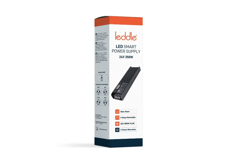 Leddle 24V 350W LED Strips Adapter Back.webp