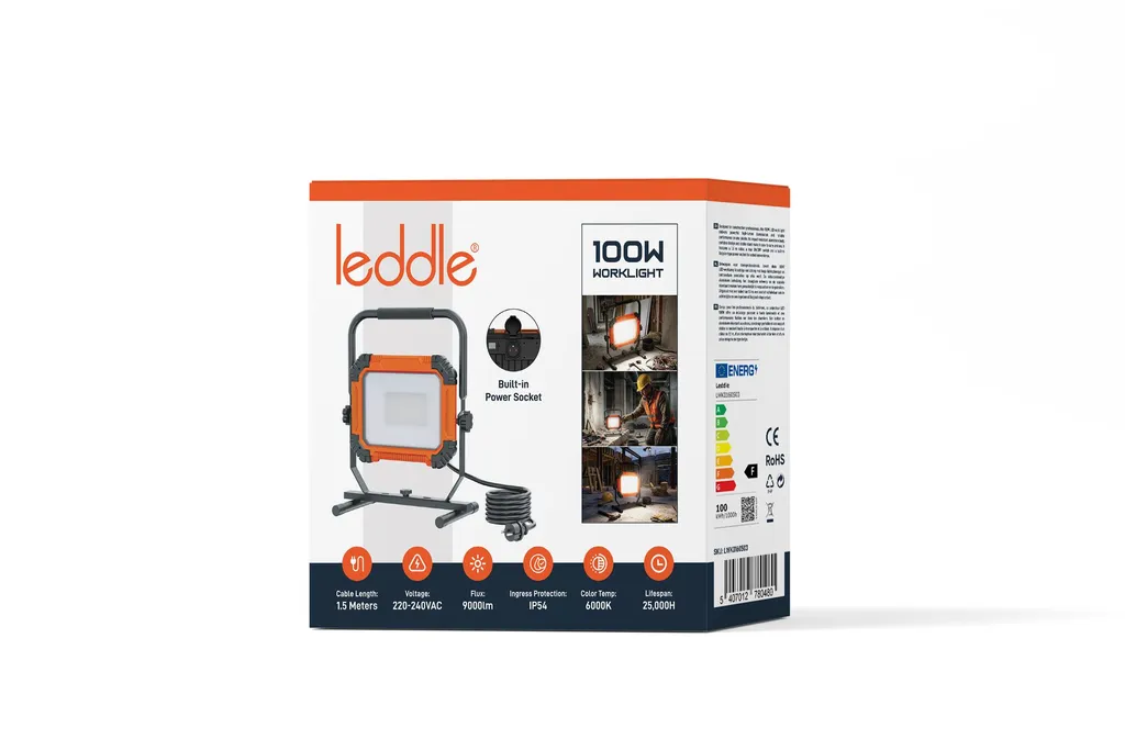 Leddle - 100W Worklight Mockup Back Side.webp