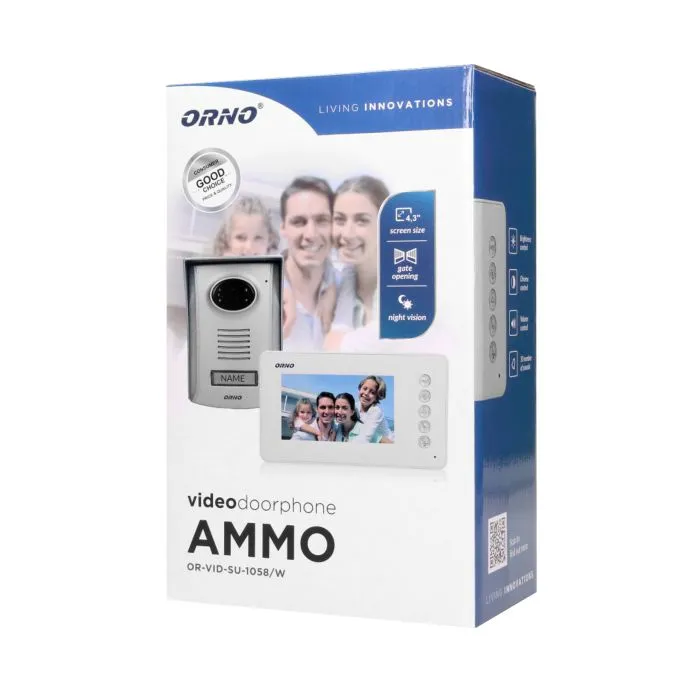 140007 - Single family videodoorphone AMMO 4,3"