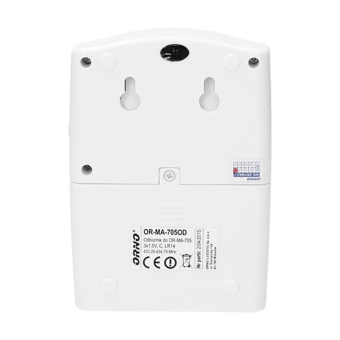 140016-Wireless driveway alert system, IP44 pager power supply with two detectors, sensor power supply, range in open field: 120 m