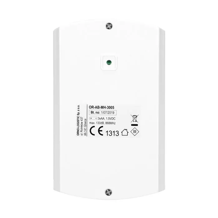 140017-Wireless alarm system with GSM module, MH operating on SIM card; built-in alarm siren, range in open field: 80 m-ORN