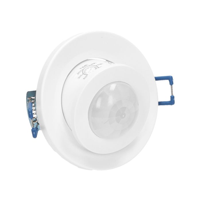 140031-Adjustable flush mounted PIR motion sensor 360° protection rating IP20; detection range 360°, 6m; works with LEDs-ORN