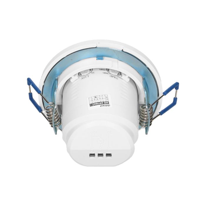 140031-Adjustable flush mounted PIR motion sensor 360° protection rating IP20; detection range 360°, 6m; works with LEDs-ORN
