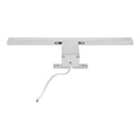 140044-NORTES LED 5W, mirror lamp, 320lm, 4000K, 30 cm long, aluminium, silver