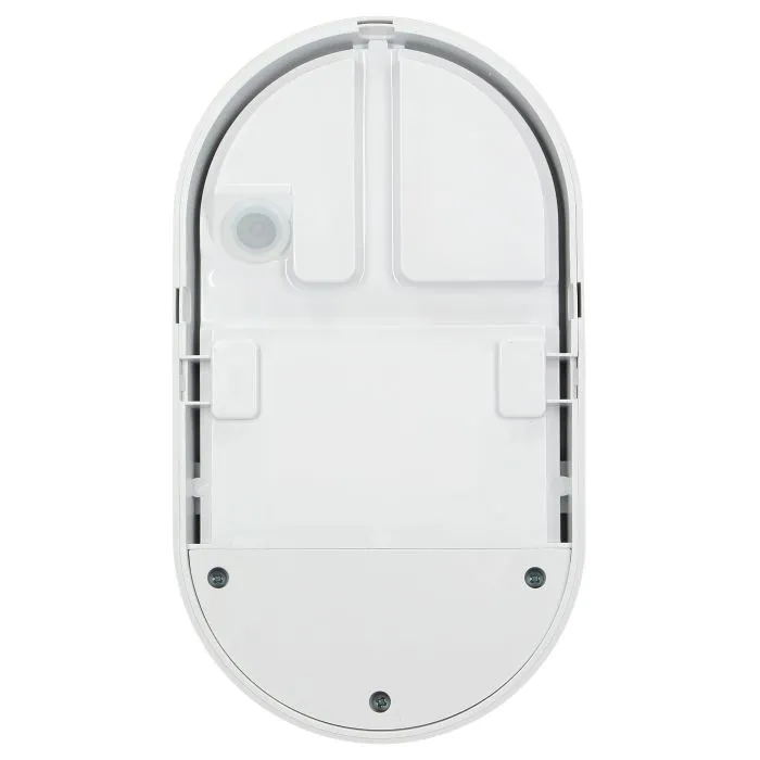 140046-NEFRYT LED 10W, garden luminaire, white with motion sensor 140°,  800lm, IP54, 4000K-ORN