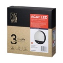 140048-AGAT LED 15W, garden luminaire, black with motion sensor, 140°, 1100lm, IP54, 4000K-ORN