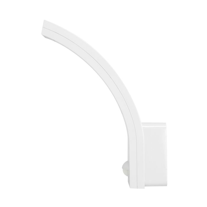 140049-PIRYT LED 10W, garden luminaire, white with motion sensor 140°, 800lm, IP54, 4000K-ORN