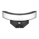 140051-SPINEL LED 10W garden luminaire, black with PIR motion sensor, 140°, 800lm, IP54, 4000K, IK10-ORN