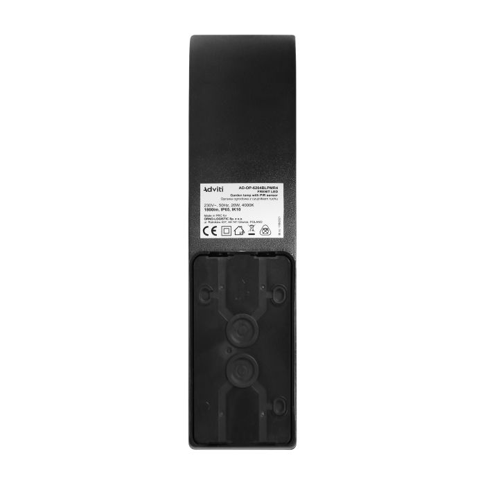140053-FRENIT LED 20W, black garden luminaire with motion sensor, 2300lm, IP65, 4000K, dimmer-ORN