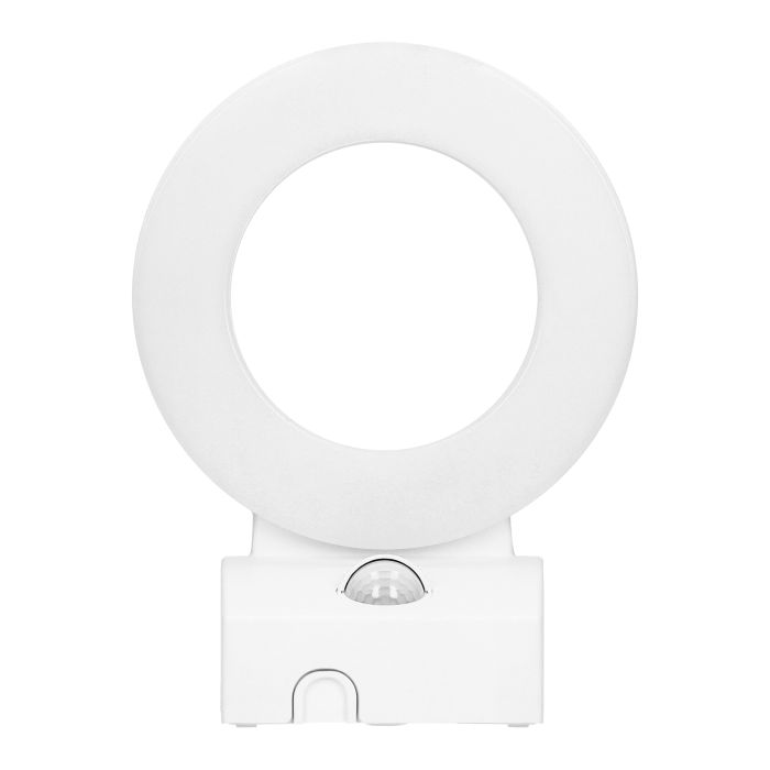 140054-HOWLIT LED 20W, white garden luminaire with motion sensor, 1800lm, IP65, 4000K-ORN