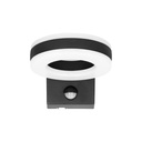 140055-HOWLIT LED 20W, black garden luminaire with motion sensor, 1800lm, IP65, 4000K-ORN