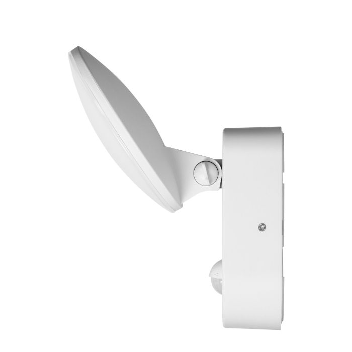 140056-RIOLIT LED 15W, white garden luminaire with motion sensor, 1100lm, IP65, 4000K-ORN