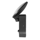 140057-RIOLIT LED 15W, black garden luminaire with motion sensor, 1100lm, IP65, 4000K-ORN