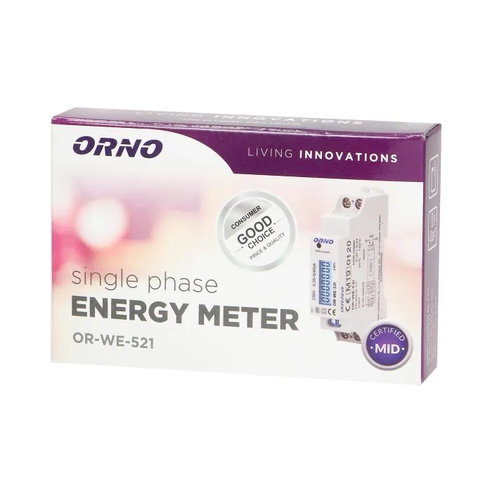 140066-1-phase energy meter with MID certificate, 40A
