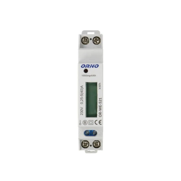 140066-1-phase energy meter with MID certificate, 40A