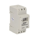 140077-DIN rail digital timer 16 time programs; daily or weekly cycle; 12 or 24 hour mode; wyświetlacz LCD-ORN