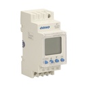 140078-DIN rail weekly digital timer 52 time programs; setting a daily, weekly or pulse cycle, automatic summer/winter time switch;-ORN