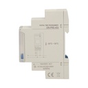 140078-DIN rail weekly digital timer 52 time programs; setting a daily, weekly or pulse cycle, automatic summer/winter time switch;-ORN