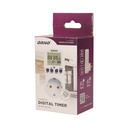 140089- Weekly digital timer with LCD display, Schuko for Netherlands and Germany -ORN