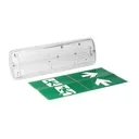 140324- Luminaire à LED METU avec mode d'urgence, 2,7 W, 3 heures, IP65, 6000K-ORN