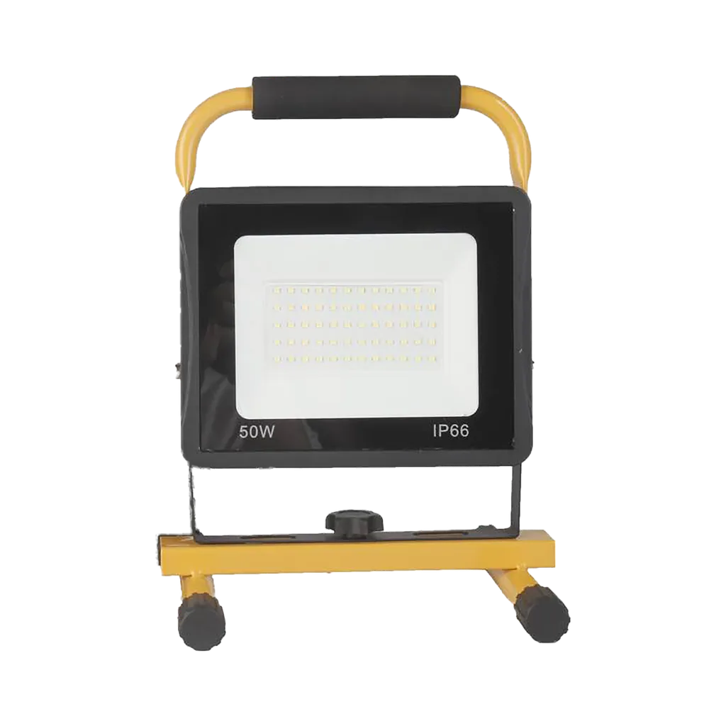 140348- STATIX projecteur d'atelier sur pied, 50W, 4000lm, IP65, 6000K-ORN