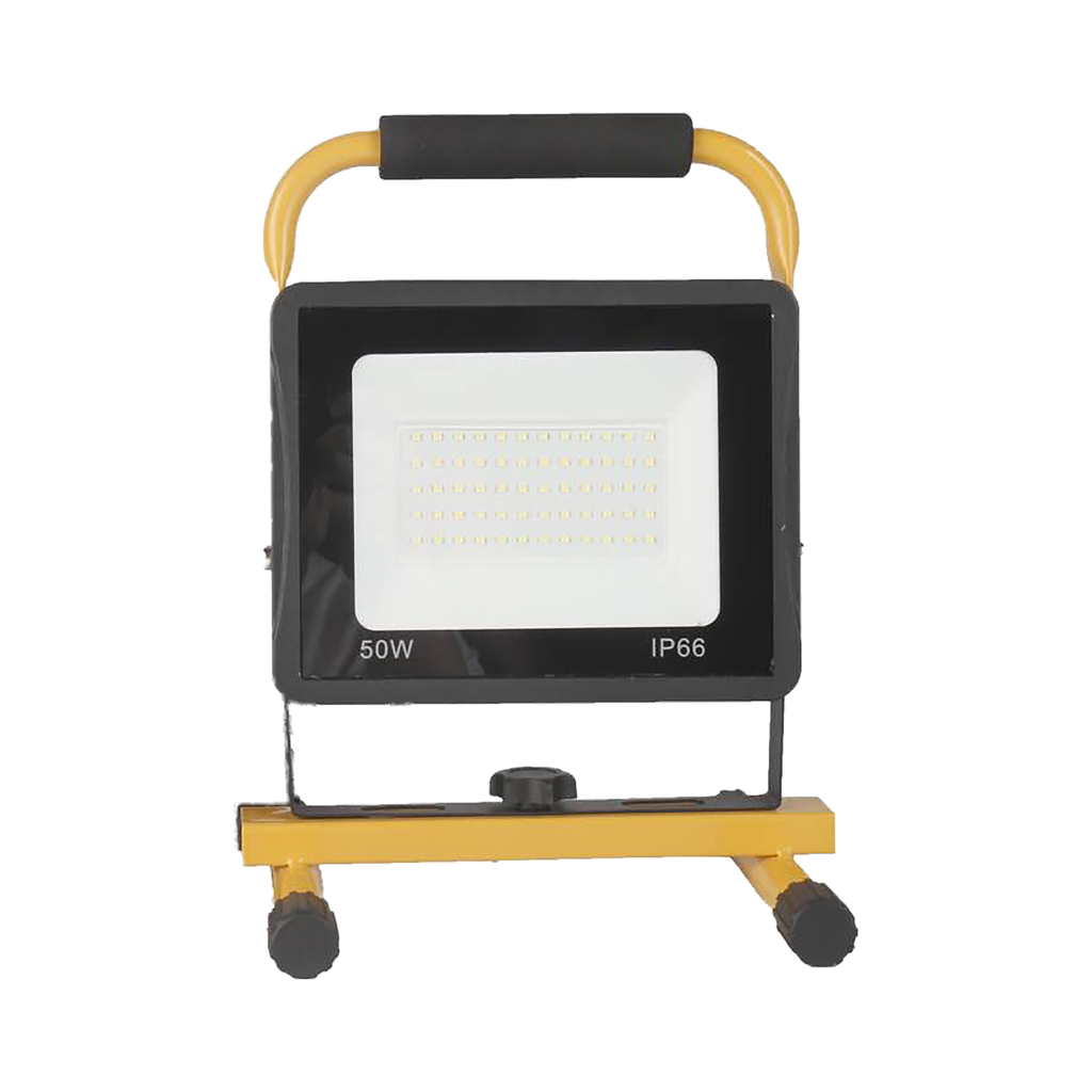 140348- STATIX workshop floodlight on a stand, 50W, 4000lm, IP65, 6000K-ORN
