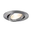 103080 - MITTO ROUND NICKEL IP20 SPOTLIGHT FIXTURE BRY