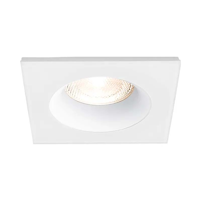 103084 - TETRA SQUARE WHITE IP54 DOWNLIGHT FOR BATHROOM BRY