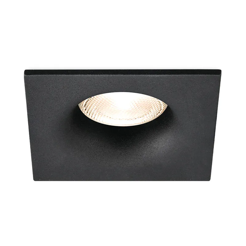 103087 - TETRA SQUARE BLACK DOWNLIGHT BRY